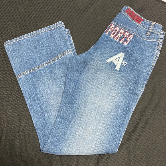 Vintage Apache Jeans New York America Flag Size 9 - Picture 3 of 5